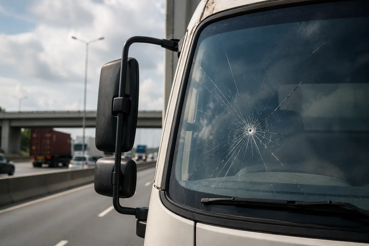 Kaca Truk Sering Retak di Tol? 3 Penyebab Utama & Cara Mencegahnya
